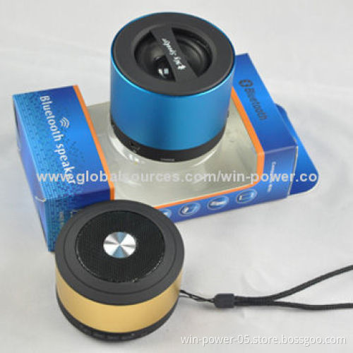Mini Bluetooth Wireless Speaker, Lithium Battery or Adapter, OEM Colors